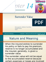 Chapter 14 (Surrender Value)