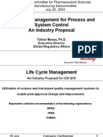 Life Cycle Management For Process and System Control An Industry Proposal