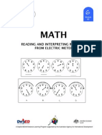 Math 6 DLP 60 - Reading and Interpreting Reading From Electric Meter