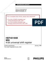 Data Sheet: HEF40195B MSI