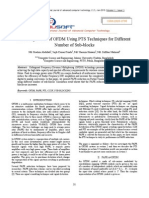 Reducing PAPR of OFDM Using PTS Techniques For Different Number of Sub-Blocks