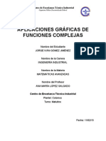 Aplicaciones Funciones Complejas 