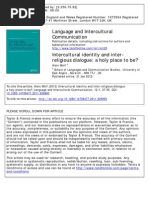 Language and Intercultural Communication