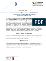 Convocatoria Diplomado UNAH CIPREVI Final 1 PDF