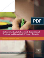 An Introduction To School Self Evaluation of Teaching and Learning in Primary Schools