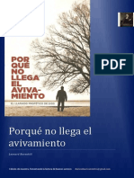 Porque No Llega El Avivamiento - Leonard Ravenhill - Diarios de Avivamientos