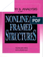 Theory and Anlysis of Nonlinear Framed Structures - Y. Bin Yang PDF