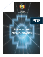 Clasificador Presupuestario Bolivia