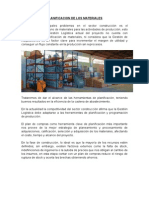 Planificacion y Proceso de Adquisicion de Los Materiales