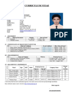 Curriculum Vitae: I. Personal Detail