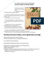 Agro Forestry Guides For Pacific Islands