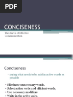 Conciseness: The Six Cs of Effective Communication