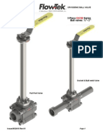 Flow Tek C4700 Series Cryo Ball Valve