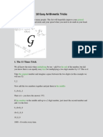 10 Easy Arithmetic Tricks