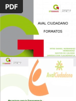 Avales Formatos