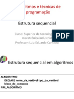 Aula 2 - Estrutura Sequencial