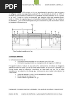 Análisis de Deflexión de Eje