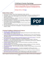 Criminal Profiling - Forensic Psychology