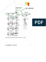 Other Tests: The Dimensions and Tolerances Are (Indicative) Indicated On Next Page