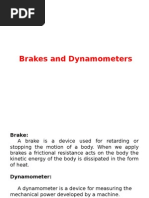 Brakes and Dynamometers