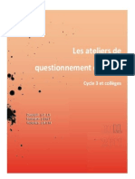 Les Ateliers de Questionnement de Texte