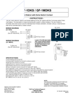 Tenant Station With Extra Switch Contact - Instructions - : Wiring Diagram