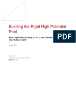 2013 Building The Right High Potential Pool White Paper