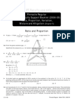 FSB Ratio Proportion With Solutions