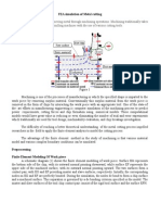 FEA Simulation of Metal Cutting