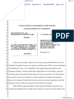 SHC, Services Inc v. All Health Services, Corporation, Et Al - Document No. 10