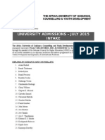 African Univ Full Page BW For 2 and 4 July 2015