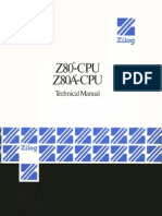 Zilog Z-80 CPU Technical Manual