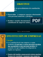 1.1 Constitucion Empresas