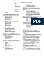 Systems Analysis and Design Chapter 1 Quiz