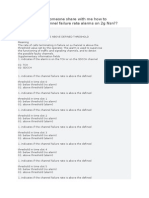 Channel Failure Rate Above Defined Threshold