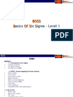 BOSS - Module 1 (Basics of Six Sigma)