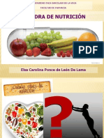 Catedra de Nutrición: Elsa Carolina Ponce de León de Lama