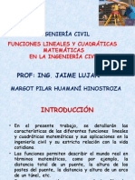 Funciones Cuadratica TRABAJO EXPOSICION