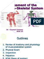 Assessment of The Musclo-Skletal System