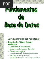 Presentacion de Fundamentos de Base de Datos