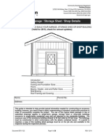 Typical Garage / Storage Shed / Shop Details