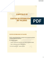 Capitulo 9 Costos de Estabilidad de Taludes