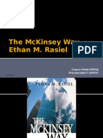 The Mckinsey Way Ethan M. Rasiel: Gaurav Rathi (09016) Priyadarshini N (09035