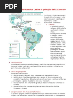 La Situazione Dell'america Latina Al Principio Del XIX Secolo