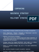 Business Vs Military Strategy