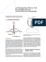 Biomedical Engineering Theory and Practice-Biomedical Instrumentation-Electrocardiography