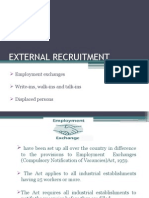 External Recruitment