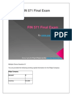 FIN 571 Final Exam Latest Question Answers