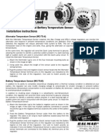 Balmar - Temperature Sensor Manual