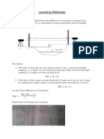 Leveling Methods: DE DE A B